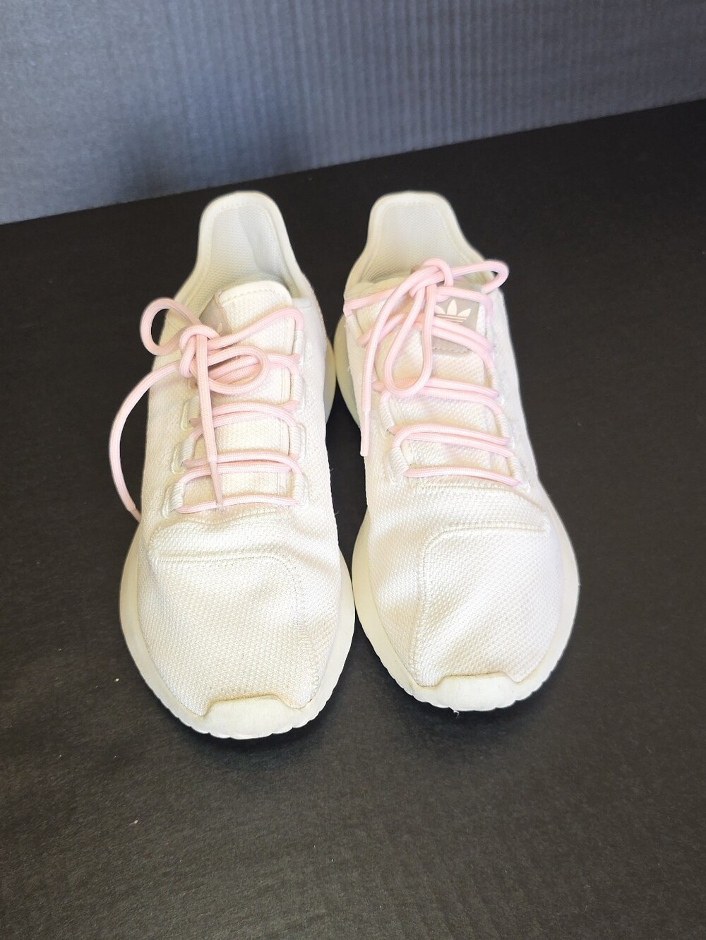 Adidas Tubular Shadow White Pink Lace Running Shoe Athlesuire Sporty